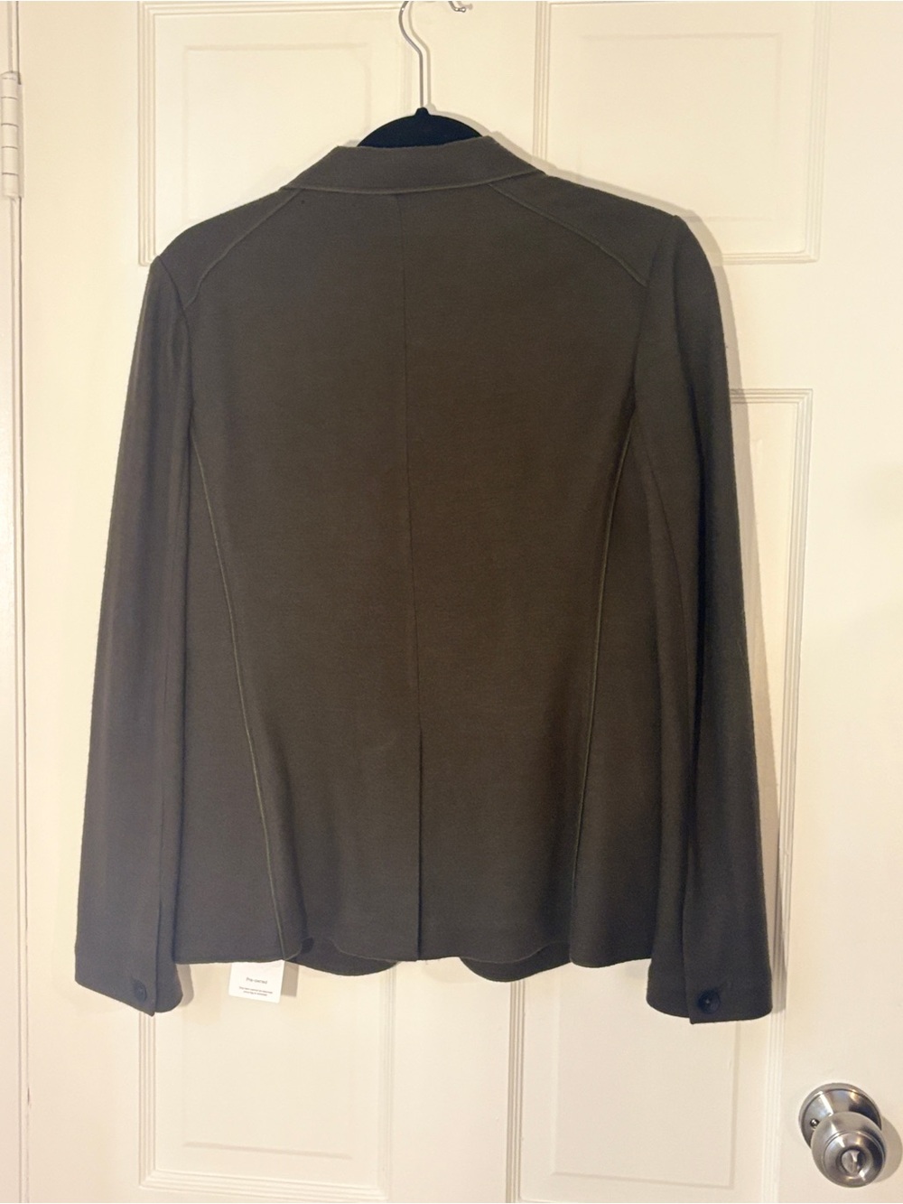 rag & bone 100% Wool Tailored Blazer – Deep Olive Brown | Women’s Size 4 - Picture 2 of 7
